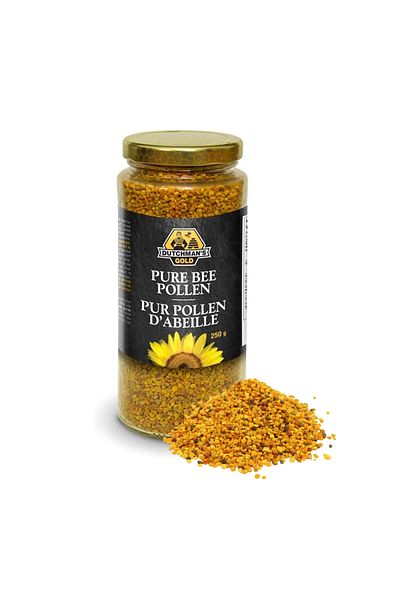 Dutchman's Gold Canadian Pure Bee Pollen 250g – Natural Superfood for Diet, Nutrition & Wellness Support