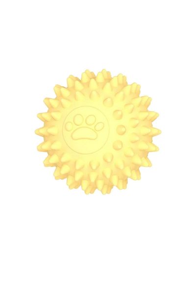 Choice Yellow Puppy Chewing Ball Interactive Dog Chew Toy Bite Resistant Teeth Cleaning Boredom Relief Smal