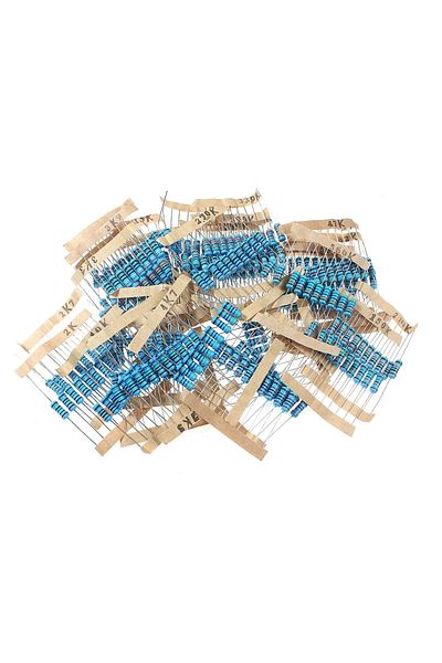 Choice 300PCS 1% 1K ~ 820K Metal Film Resistor Assortment Kit 1W 30 Kinds *10pcs DIY Electronic Set of R...