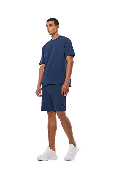 R&B شورت قصير أزرق داكن - مقاس S-XXL