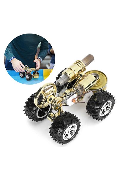 Choice Stirling Engine Model Miniature Car Motor Educational Physics Science Experiment Toy Gifts