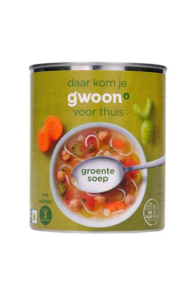 G’woon ready-made vegetable soup, 800 ml