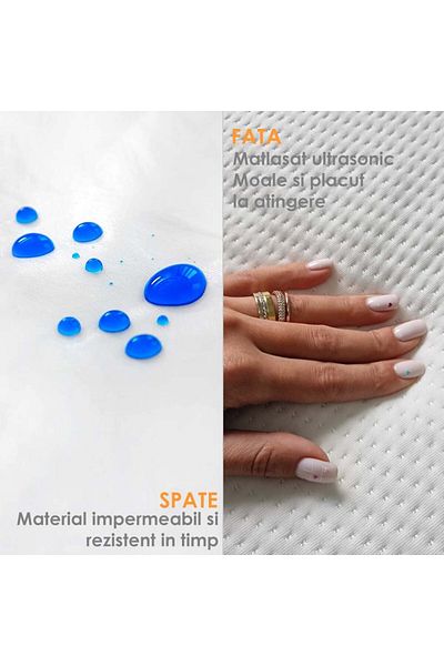 Pernador Pernador waterproof mattress protector, quilted, elastic fastening, 160x200 cm