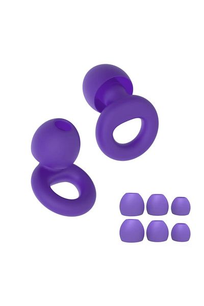 Choice Purple HUAK Quiet Ear Plugs for Noise Reduction for Sleeping Silicone Ear Plugs for Swimming Motorbi