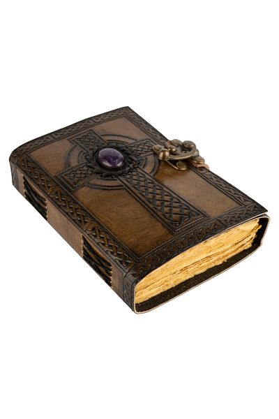 OEM LEATHER JOURNAL | HANDMADE | GRATITUDE JOURNAL | WISDOM | 18 x 13 cm *