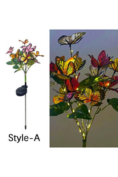 Choice Lawn-011-A-Warm LED Simulation Butterfly Sunflower Outdoor Solar Light...