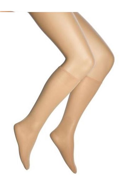Pardon Medium Thick Knee High 40 Den Women's Socks 24 Pieces