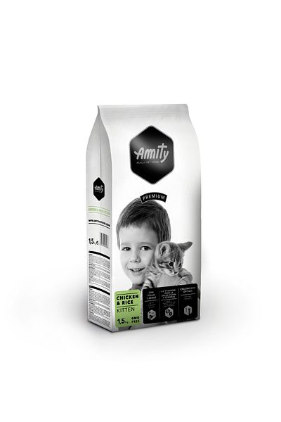 Amity Collection AMITY PREMIUM KITTEN CHICKEN&RICE 1.5 KG