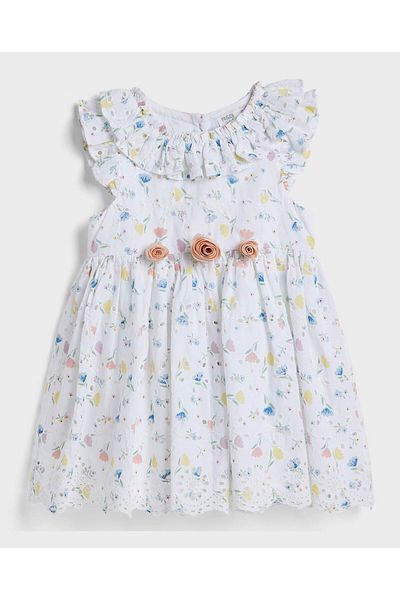 R&B WOVEN DRESS 6-24M