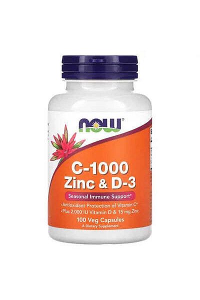 Now C1000mg Zn D capsule 100s