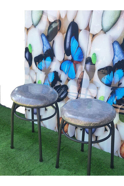 Teknor 2'li Tabure Statık Ayaklı