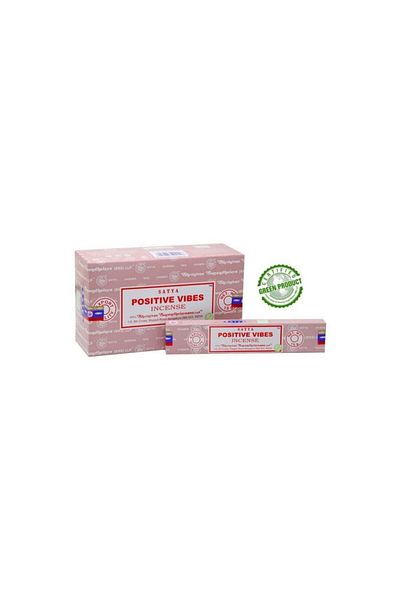 Satya Incense Satya Positive Vibes Scented Sticks, Positive Vibes, 15g