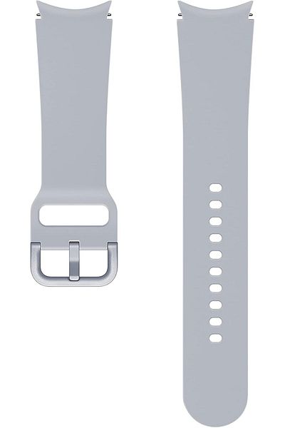 Samsung Watch Strap Sport Band (FKM) - Official Watch Strap - 20mm - M/L - Silver