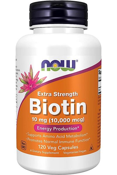 Bayer Now Biotin 10000 Mcg Extra Strength Veg capsule 120s