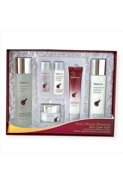 Farmstay Farm Stay Snail Moisturizing Care Set 6 Pieces Farm Stay Snail Moisturizing Toner