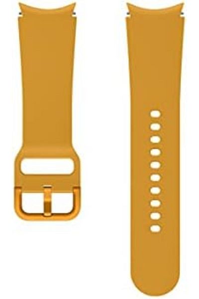 Samsung Watch Strap Sport Band (FKM) - Official Watch Strap - 20mm - S/M - Mustard