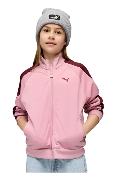 Puma T7 Pink Youth Sports Jacket (7–16 Years) 62989865