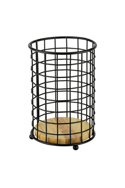 Culinaro Suport pentru tacamuri/ustensile rotund OLD SCHOOL, D12xh16cm, metal...