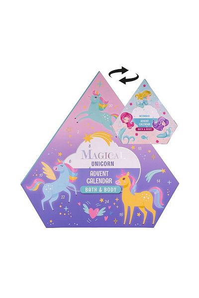 ACCENTRA Calendar de Advent Magic cu Unicorn și Sirenă