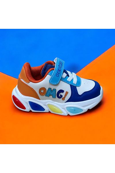 pepino Baby Lace-Up Velcro Figured Light Eva Imported Flexible Sole Orthopedic Seasonal Sports Shoes