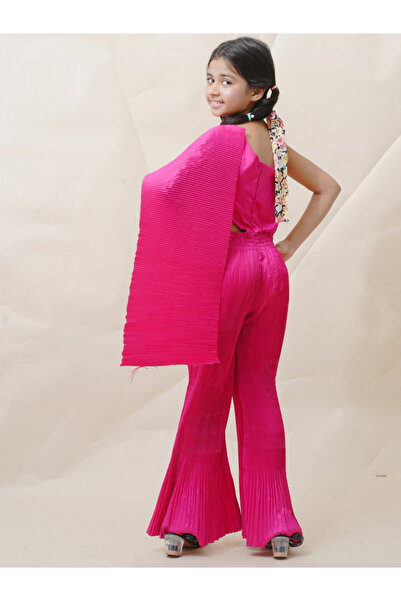 Maithili By Styli Embellished One Shoulder Wide Leg Jumpsuit