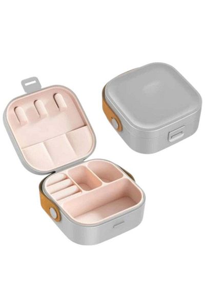 Toybox Portable Jewellery Organizer with Zipper | Travel Storage Case for Rings, Earrings & Necklaces | Min