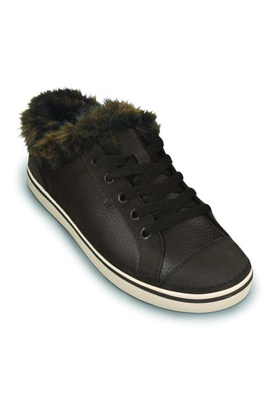 Crocs Women's Hover Lace Up Shoes Fur 36-37 Eu - W6 Us Brown - Espresso/stucco