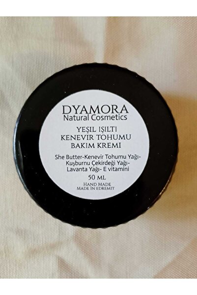 Dyamora Natural Cosmetıcs KENEVİR BAKIM KREMİ-YEŞİL IŞILTI