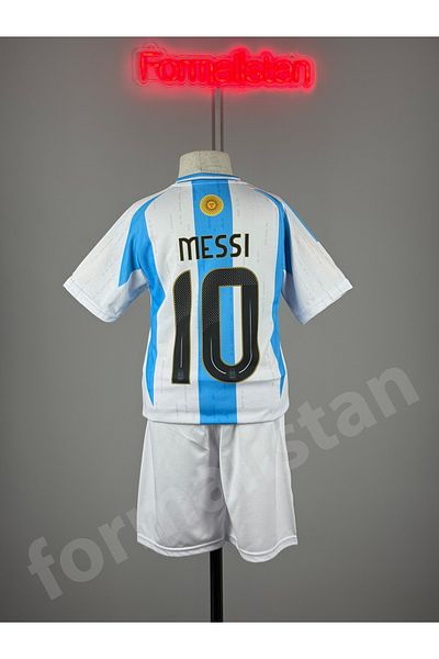 Quaxram SET DE 4 TRIUCURI DE FOTBAL PENTRU COPILĂRI ARJANTINA MESSI