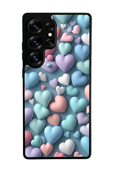 Aksel Kılıf Samsung Galaxy S25 Ultra Compatible Matte Black Case, Soft Silicone, Protective, Shock Absorbing Cover Case