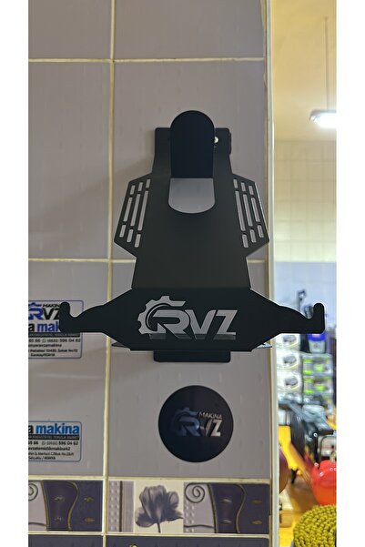 Ravza Makina Motosiklet Kask ve Ceket Askılığı - Duvara Monte Metal Kask Tutucu | Şık & Dayanıklı Tasarım