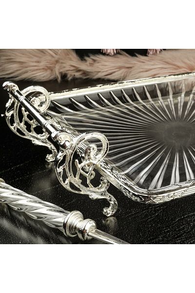 ROY KING Royking Square Handled Presentation Plate 25*25cm