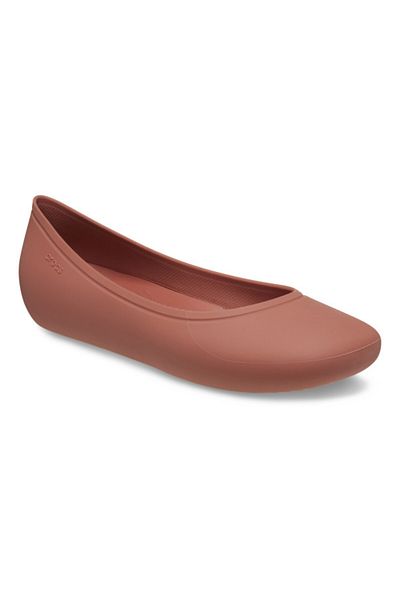 Crocs Brooklyn Flat Ballet Flats 34-35 Eu - W5 Us Red - Spice