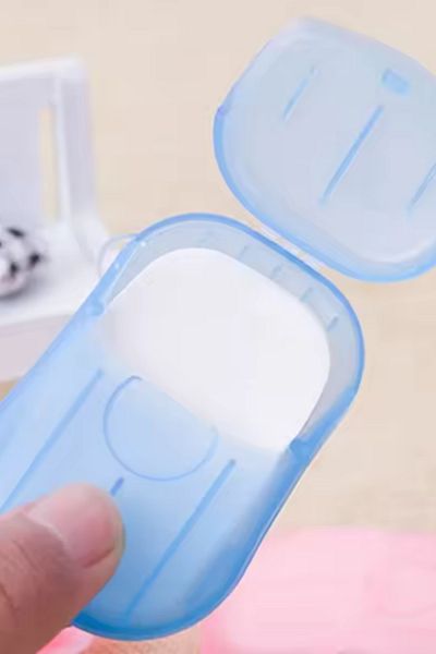 Hane Dostu 5 Sets of 100 Pieces of Water Soluble Travel Friendly Paper Soap