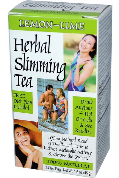 Bayer 21St Century Vitamins Herbal Slimming Tea - Lemon Lime 24Bags