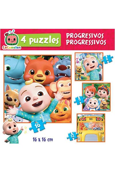 EDUCA Puzzle, Cocomelon, 6-9-12-16 Pieces