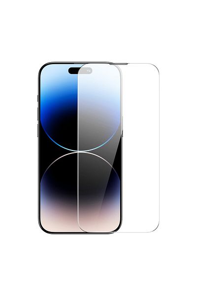Baseus 2x Szkło hartowane do iPhone 14 Pro Max na cały ekran z osłoną na głośnik 0.3mm