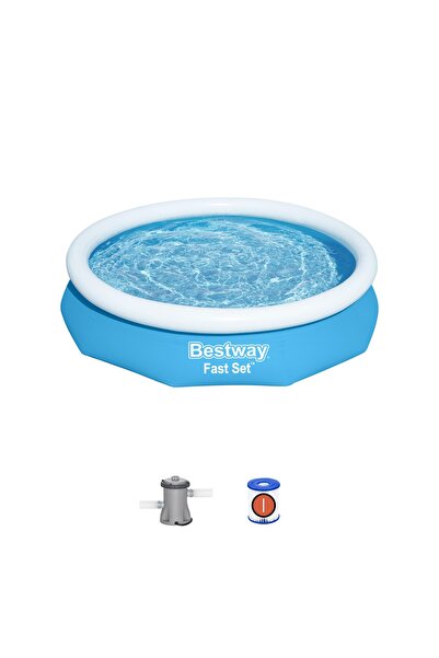 BESTWAY 57458 Fast Set Çember Şişme Havuz Seti 3.05 m x 66 cm