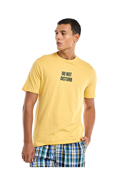 R&B Mustard MNW- KNITTED TEE WOVEN SHORTS-S-XXL