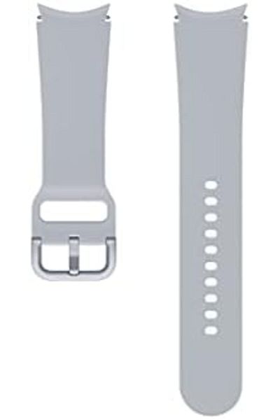 Samsung Watch Strap Sport Band (FKM) - Official Watch Strap - 20mm - M/L - Silver