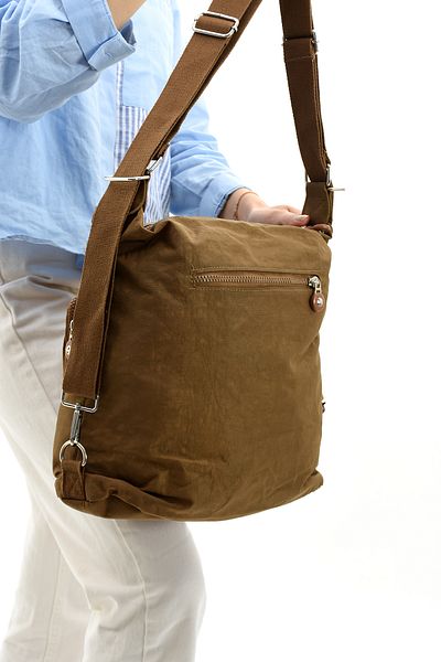 yuzuco Ultra Light Multi-Pocket Waterproof Backpack Unisex Gray (Model: 571-2E)