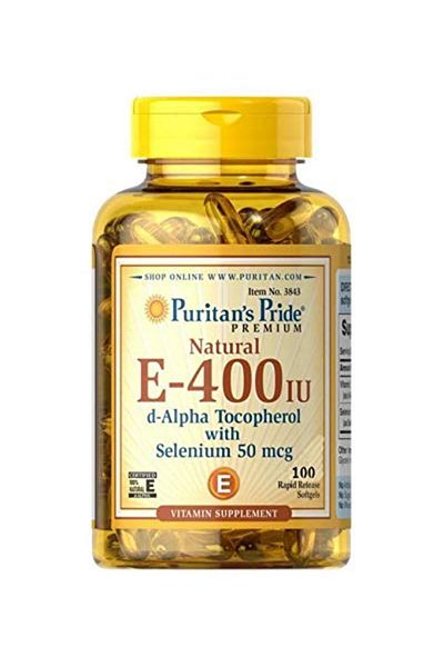 Bayer Puritan's Pride Vitamin E 400Iu Tablets, 100 Count
