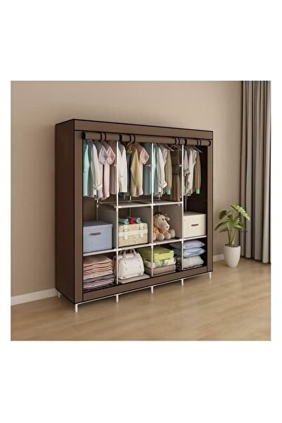 Primo Plus Portable Canvas Fabric Wardrobe Organizer