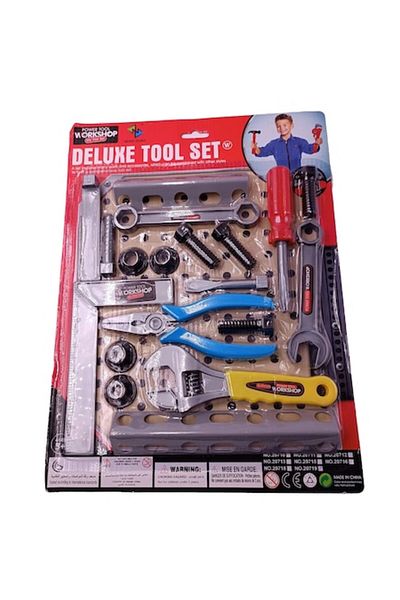 dalimag Trusa Constructor cu 19 Piese Pentru Copii, Diferite Accesorii, Plastic, Multicolor