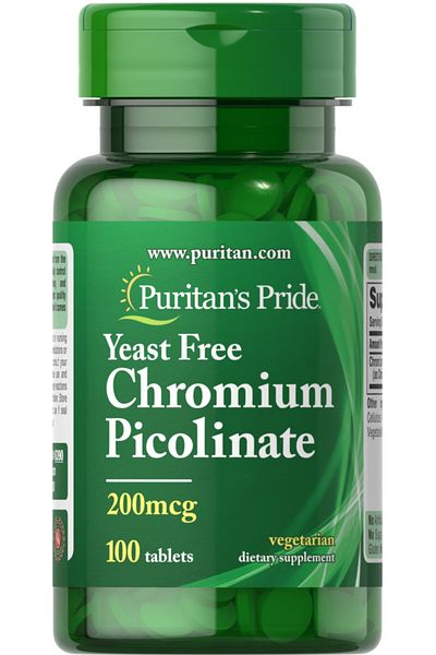 Bayer Puritan's Pride Chromium Picolinate 200 Mcg 100 Tablets