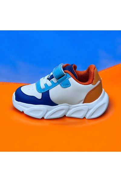 pepino Baby Lace-Up Velcro Figured Light Eva Imported Flexible Sole Orthopedic Seasonal Sports Shoes