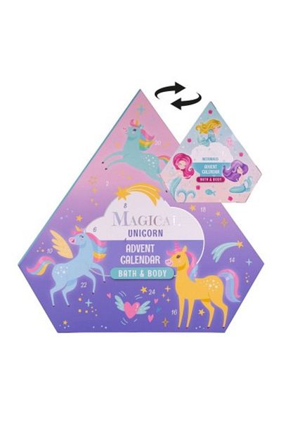 ACCENTRA Calendar de Advent Magic cu Unicorn și Sirenă