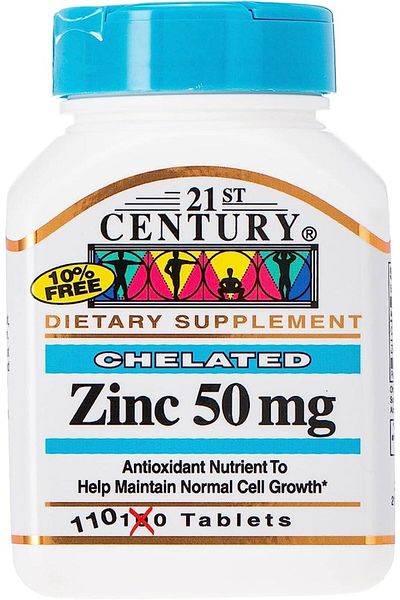 Bayer 21ST CENTURY ZINC TAB 50MG