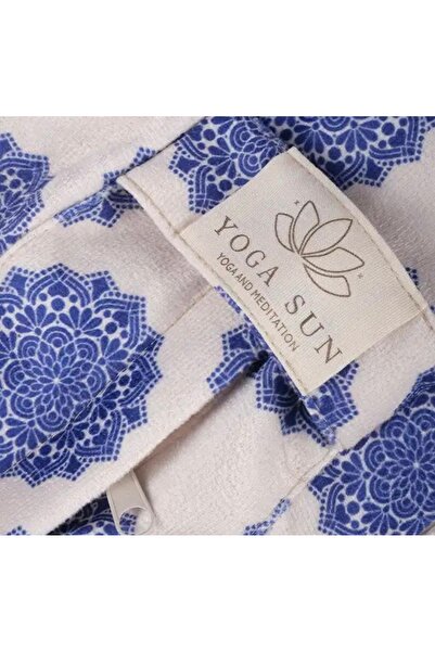 SUN YOGA PİLATES SPOR EKİPMANLARI SUNYOGA Zafu covoraș de meditație Rolă de spumă albastră două într-unul