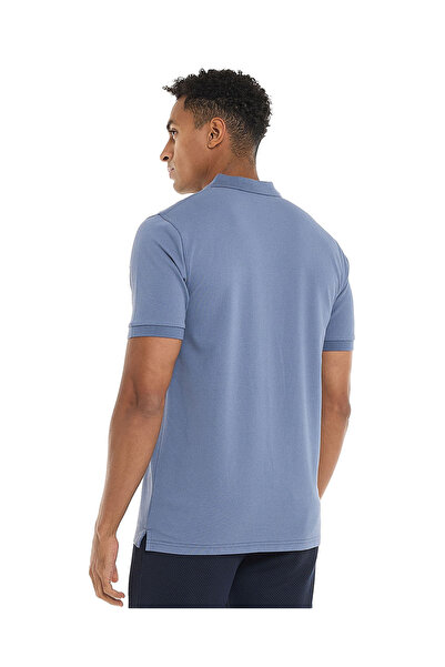 R&B Solid Polo T-Shirt with Short Sleeves